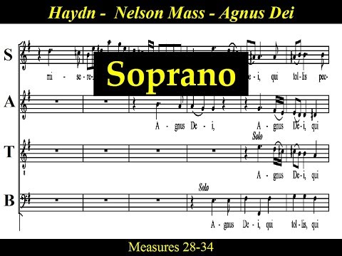 Haydn - Soprano - Nelson Mass - 6B - Dona Nobis Pacem