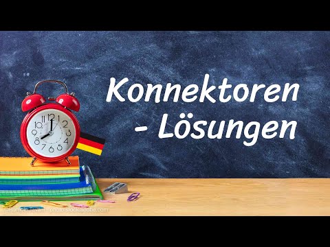 Grundlagen der deutschen Grammatik - Teil 9 - kommentierte Lösung
