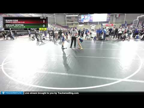 92 Lbs Champ. Round 1 - Keegan Sexton, The Royal Wrestling Club Vs Isaiah Eide, Pinnacle Wrestling