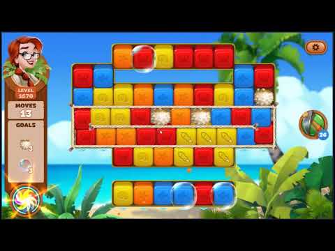 Lost Island Blast Adventure Level 1670 - NO BOOSTERS 🏝️ | SKILLGAMING ✔️