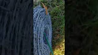 one of the best barbed wire tools for unspooling wire by yourself