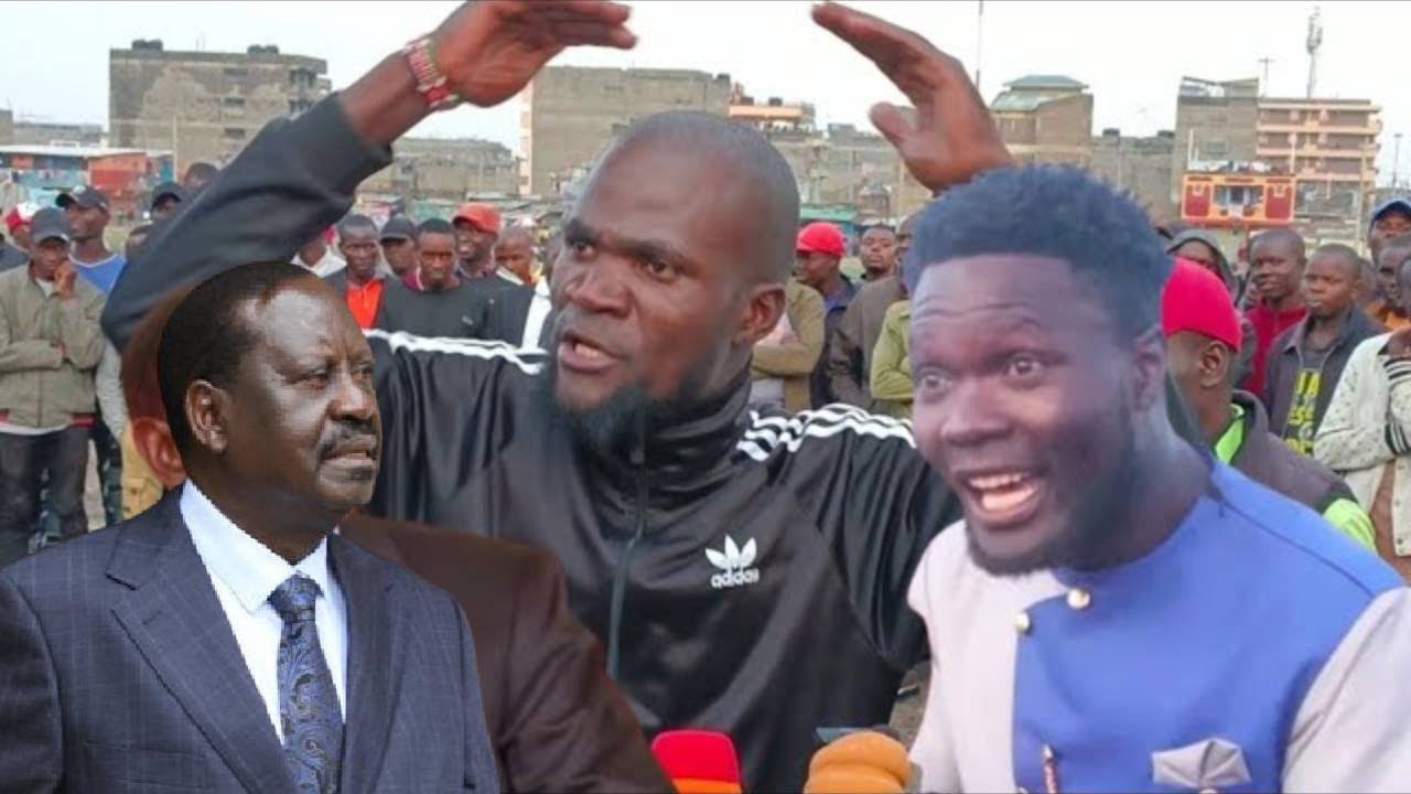 DRAMA IN JACARANDA AS RAILA DIEHARD OMOSH ONE HOUR CLASHES WITH OKANGA FOR DUMPING RAILA