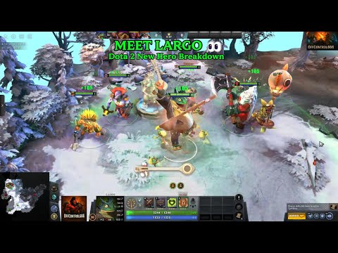 Dota2 New Hero Largo Explained | Abilities, Aghanim & Talents Explained NEW PATCH 7.40