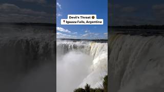 Would you visit here? 😳📍Iguazu Falls, Argentina 🇦🇷#iguazufalls #argentina #travel