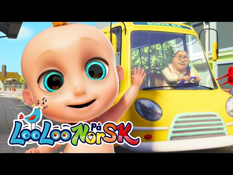Hjulene på Bussen - Rundt og Rundt | Loo Loo Barnesanger på Norsk