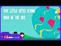 Five Little Kites Lyric Video- The Kiboomers Preschool Songs & Nursery Rhymes