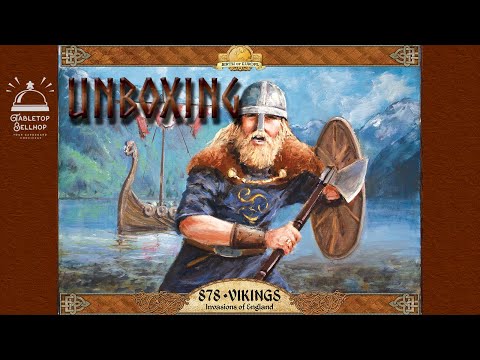 #UNBOXING 878 Vikings Invasions of England, the first game in the Birth of Europe Series of wargames