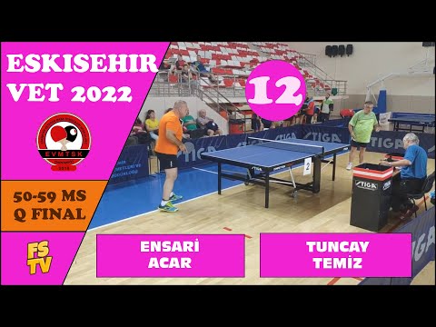 ESKİŞEHİR 2022 | 50-59 MS QF | ENSARİ ACAR - TUNCAY TEMİZ