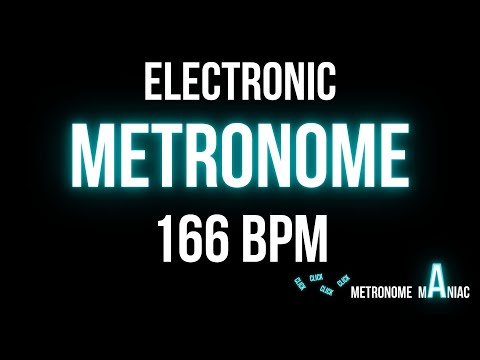 Metronome 166 BPM -  Electronic beep