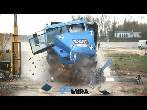 Cars vs Bollards. Cars hitting bollards