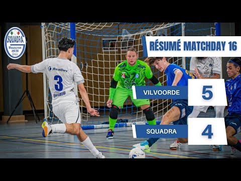 REALDEV VILVOORDE 5 - 4 SQUADRA MOUSCRON - Summary of the 16th day - D2 Belgian Futsal 24/25