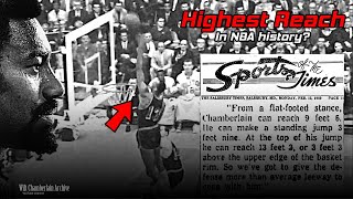 Wilt Chamberlain's One Step NBA Vertical in 240fps Slow Motion