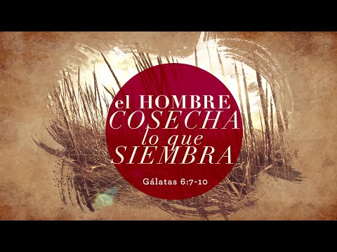 El Hombre Cosecha lo que Siembra (Predicación Bautista, Fundamental)