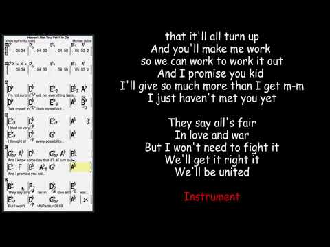 Haven't Met You Yet - Michael Bublé