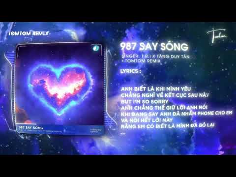 987 x Say Sóng | T.R.I x Tăng Duy Tân 「TomTom Remix」| Audio Lyrics Video