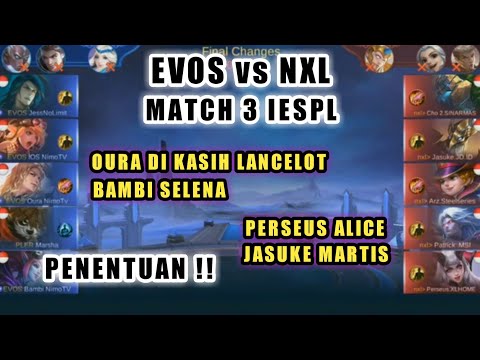 EVOS vs NXL MATCH 3 IESPL