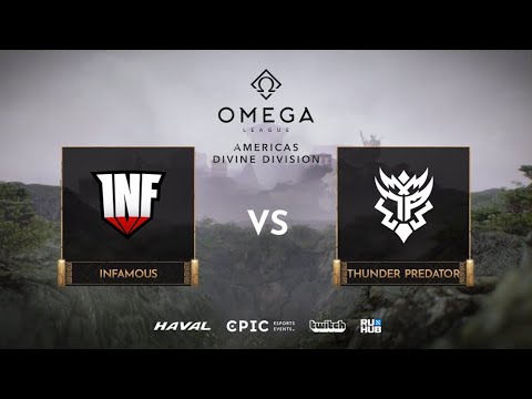 Infamous vs Thunder Predator, OMEGA League: Americas, bo3, game 2 [Lex & Adekvat]