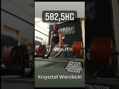 502kg Deadlift NEW unofficial WORLD RECORD