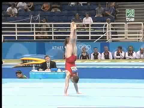 Ioan Silviu Suciu (ROM) - Floor AA @ Athens Olympic Games 2004