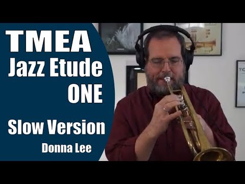 2019 All-State Jazz Trumpet Etude One for Texas (Slow)