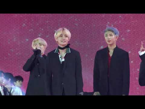 190106 골든디스크 방탄소년단 BTS V ending credit