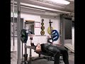 Bench press 120kg 10 reps 5 sets with legs up