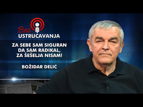Božidar Delić - Za sebe sam siguran da sam radikal, za Šešelja nisam!