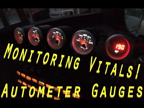 Installing A Full Array Of Autometer Ultra-Lite II Gauges! - Skoolie Toy Hauler Build