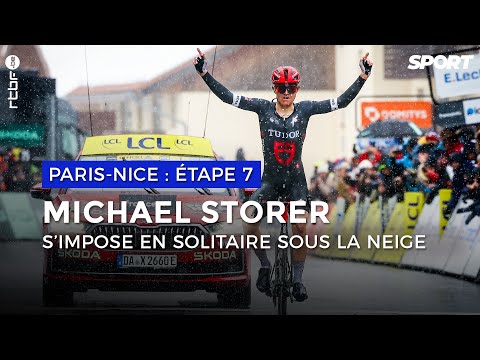 Michael Storer s'impose sous la neige lors de la 7e étape de Paris-Nice | Résumé