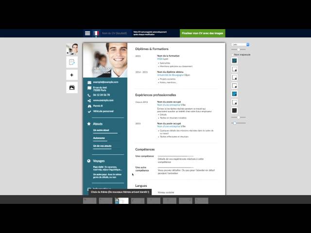 Realiser Un Cv En Ligne