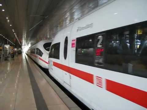 ICE3 Abfahrt Frankfurt/Main Flughafen Fernbahnhof