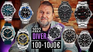 TAUCHER-UHREN UNTER 100€-1000€: Diese Diver würde ich mir kaufen!