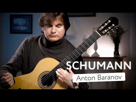 Schumann – Tarrega: Bunte Blätter, op. 99, 1st mvmt played by Anton Baranov