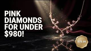 Download lagu Lab Grown Pink Diamond Vines Necklace 18K Vermeil RG 1.00ctw mp3