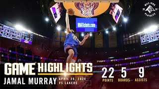 Jamal Murray Full Game Three Highlights vs. Lakers 🎥