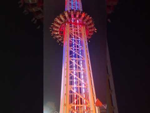 대구 이월드 자이로드롭 (gyro drop, 스카이드롭) 103m 국내최고높이 83타워 놀이공원 놀이기구 - 대구시 여행 가볼만한곳 [shorts] [211120]