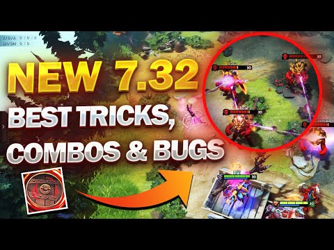 MOST OP, BROKEN & IMBA COMBOS & BUGS, BEST TRICKS & TIPS 7.32 PATCH Dota 2