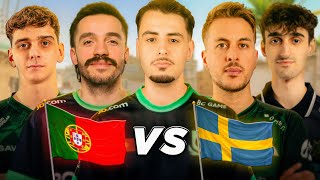 TUGAS VS SUÉCIA! ARAGORNN, MUTIRIS, RMN, EWJERKZ E STORY JOGAM FACEIT JUNTOS
