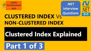 Clustered vs Non Clustered Index Part   1