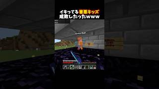 イキってる害悪キッズ成敗したったｗｗｗ #minecraft