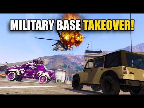 MILITARY BASE TAKEOVER! | GTA 5 THUG LIFE #379