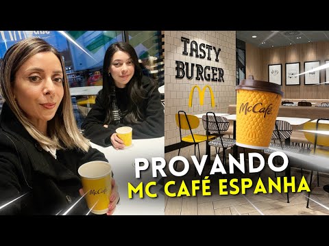 PROVANDO MC DONALDS DA ESPANHA 🇪🇸 Mc Café