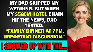 Download lagu My Dad Skipped My Wedding. But When My $580M Hotel Chain Hit the News, Dad Texted… mp3 Download lagu My Dad Skipped My Wedding. But When My $580M Hotel Chain Hit the News, Dad Texted… mp3