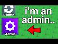 I Got ADMIN COMMANDS In Steal A Brainrot
