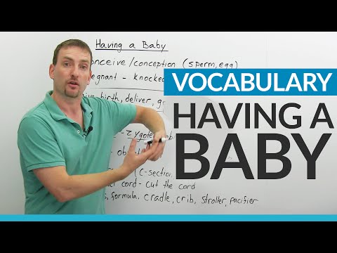 English Vocabulary: Having a BABY