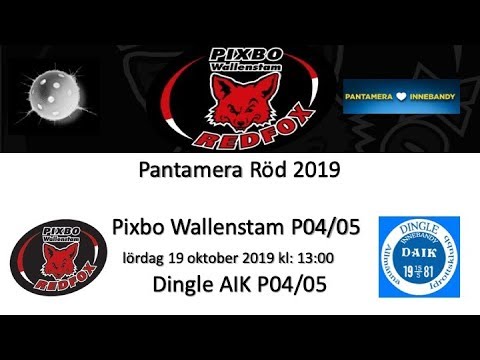 Pantamera Röd 2019 Pixbo Wallenstam P04 Vit - Dingle AIK 04/05 20191019