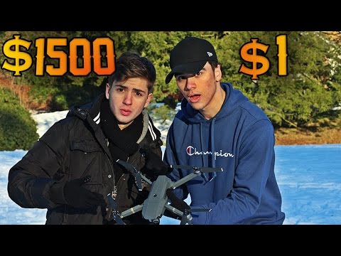 $1 DRONE VS $1500 DRONE!