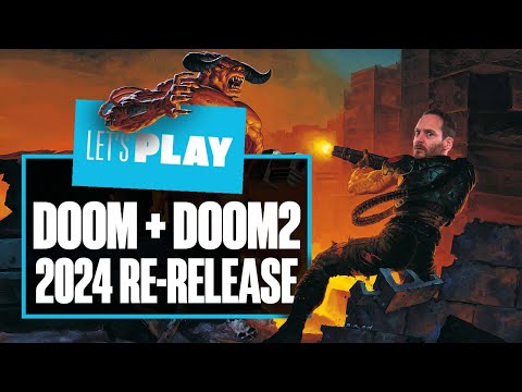 Let's Play DOOM + DOOM 2 Xbox Series X Gameplay - RE-RIP AND RE-TEARING THE RE-RELEASE! - YouTube