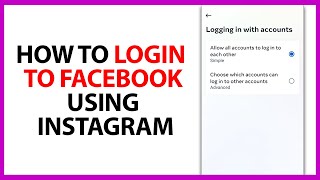 How to Login to Facebook Using Instagram in 2024