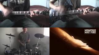 The Rose by Memphis May Fire Dual Guitar and Drum Cover with Tabs
